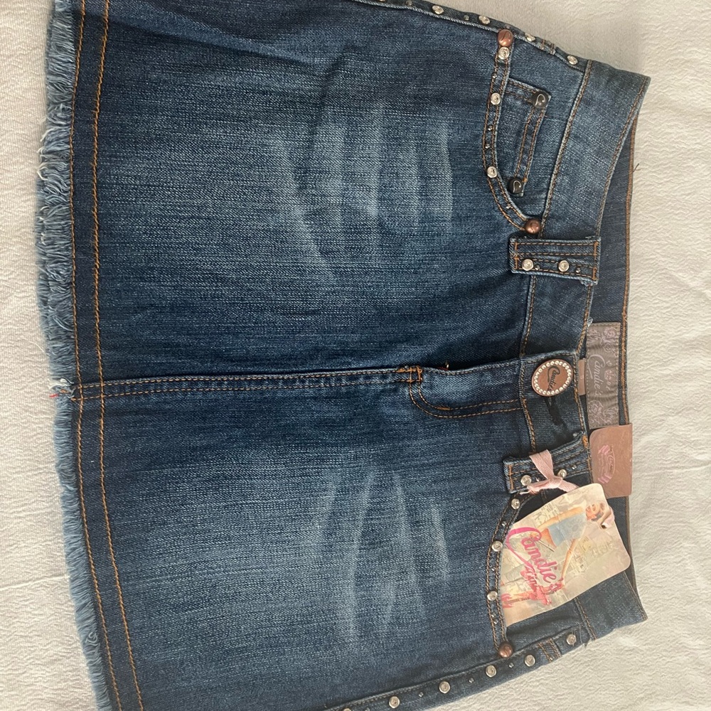 Candie's Blue Denim Mini Skirt